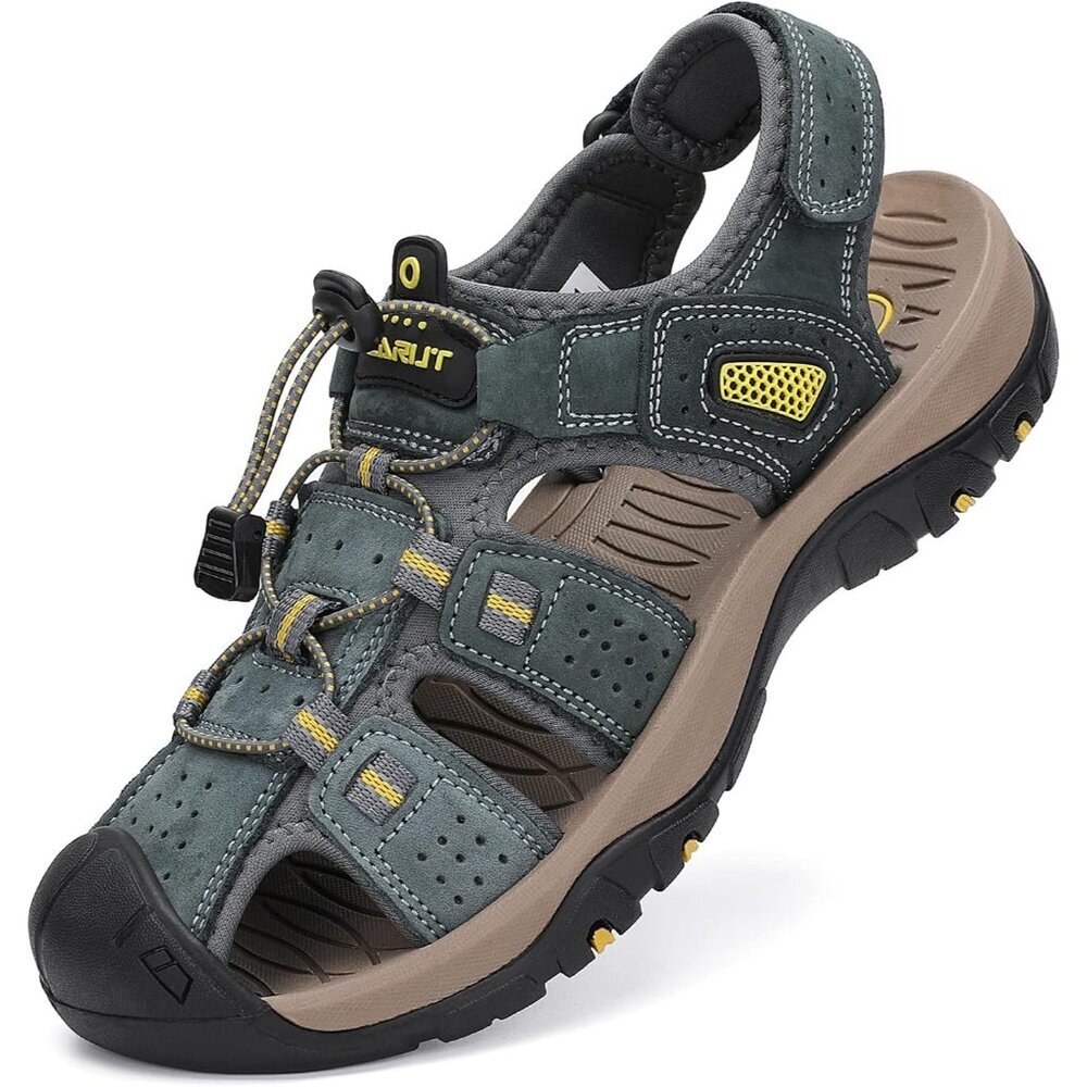 〽️Men's Hiking Sandals Gray Outdoor Athletic Walking Casual Sports Shoes